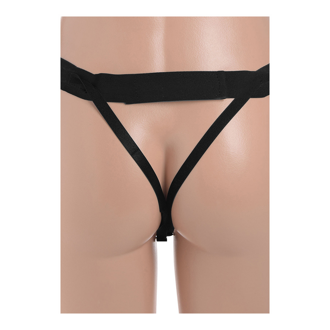 SM - Godemichet creux en silicone à lanières