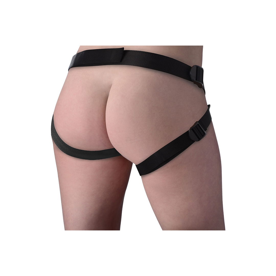 Seducer - Godemichet en silicone avec harnais - 7 / 18 cm