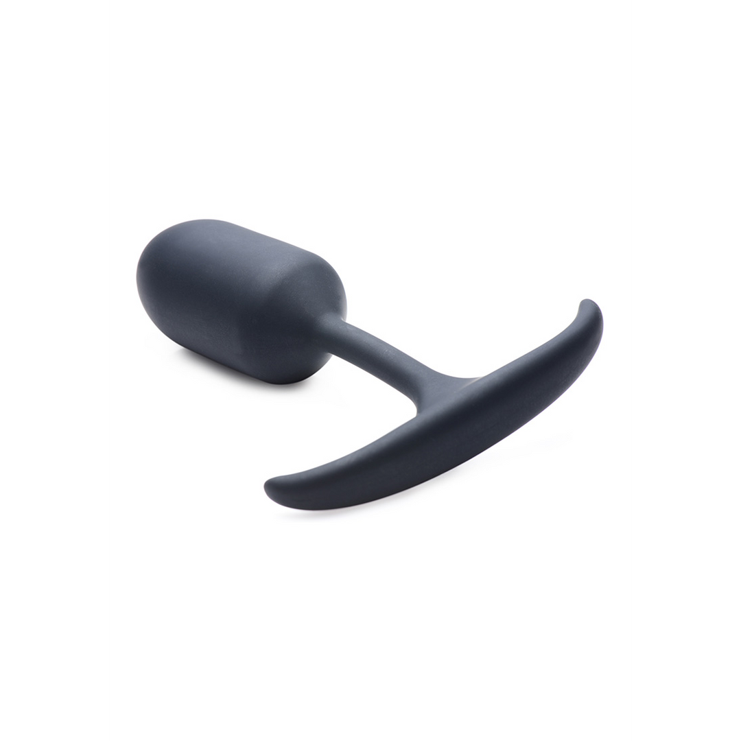 Bouchon anal lesté en silicone de qualité supérieure - Moyen