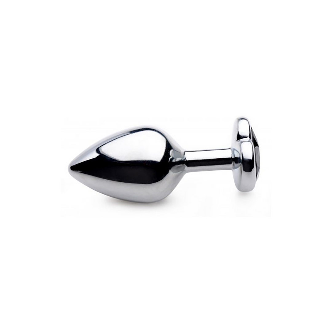 Cœur noir - Plug anal - Moyen