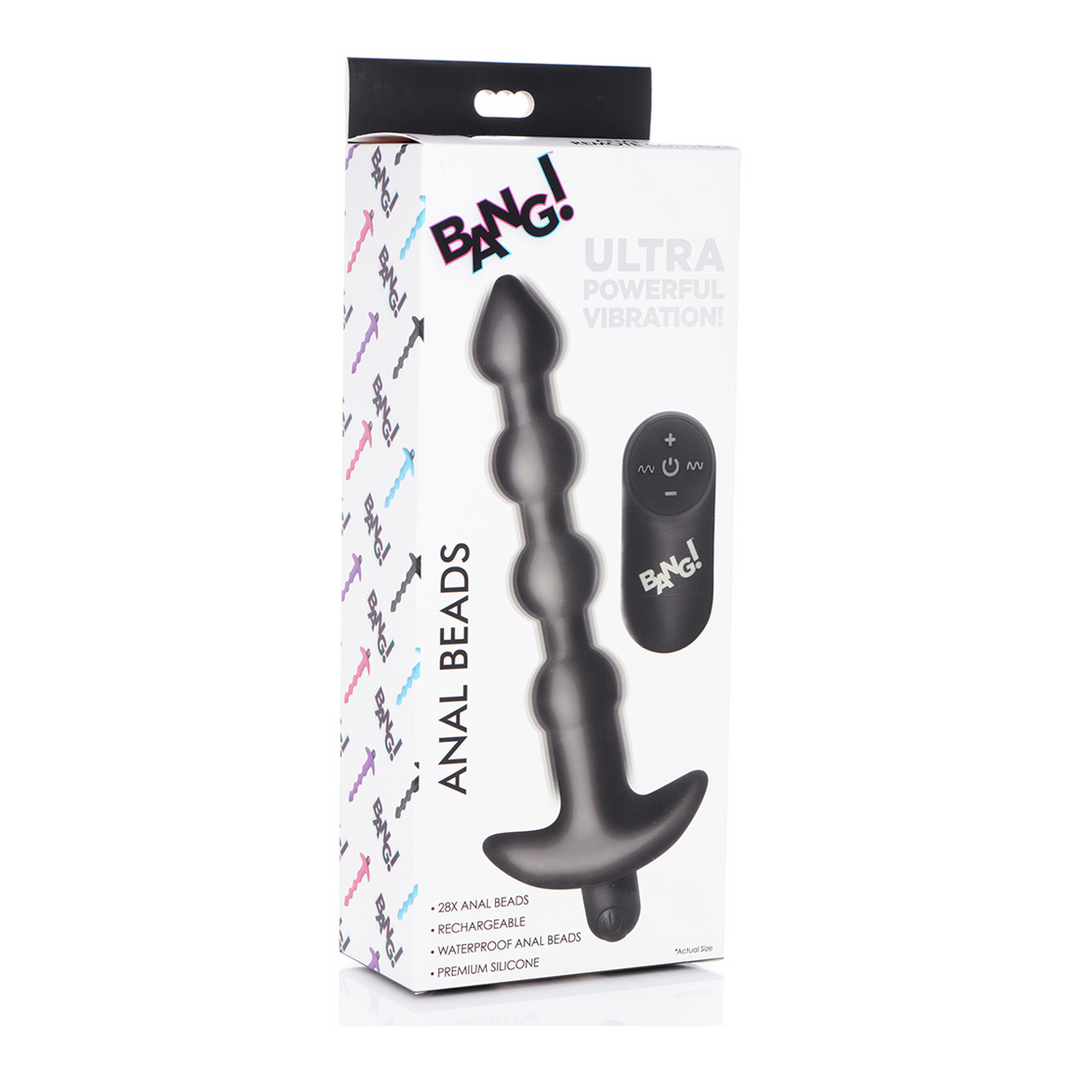 Boules anales vibrantes en silicone et télécommande