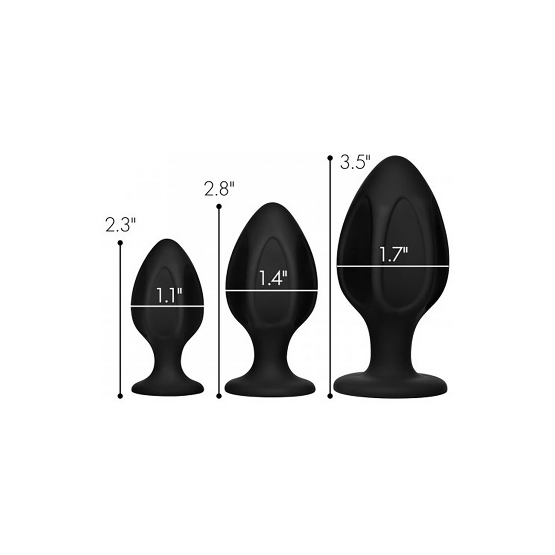 Triple Juicers - Kit de sondes anales en silicone
