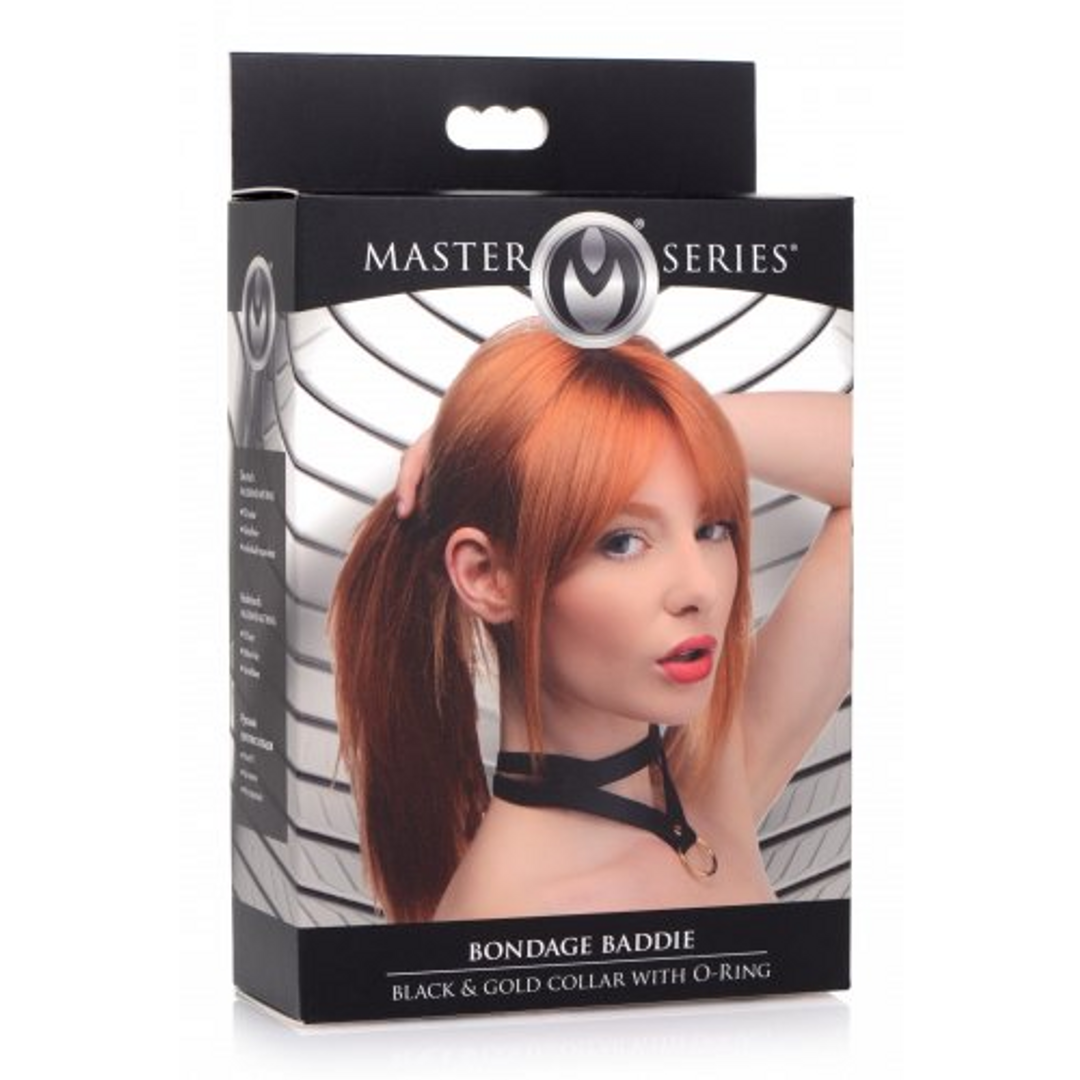 Bondage Baddie - Collier avec anneau en O