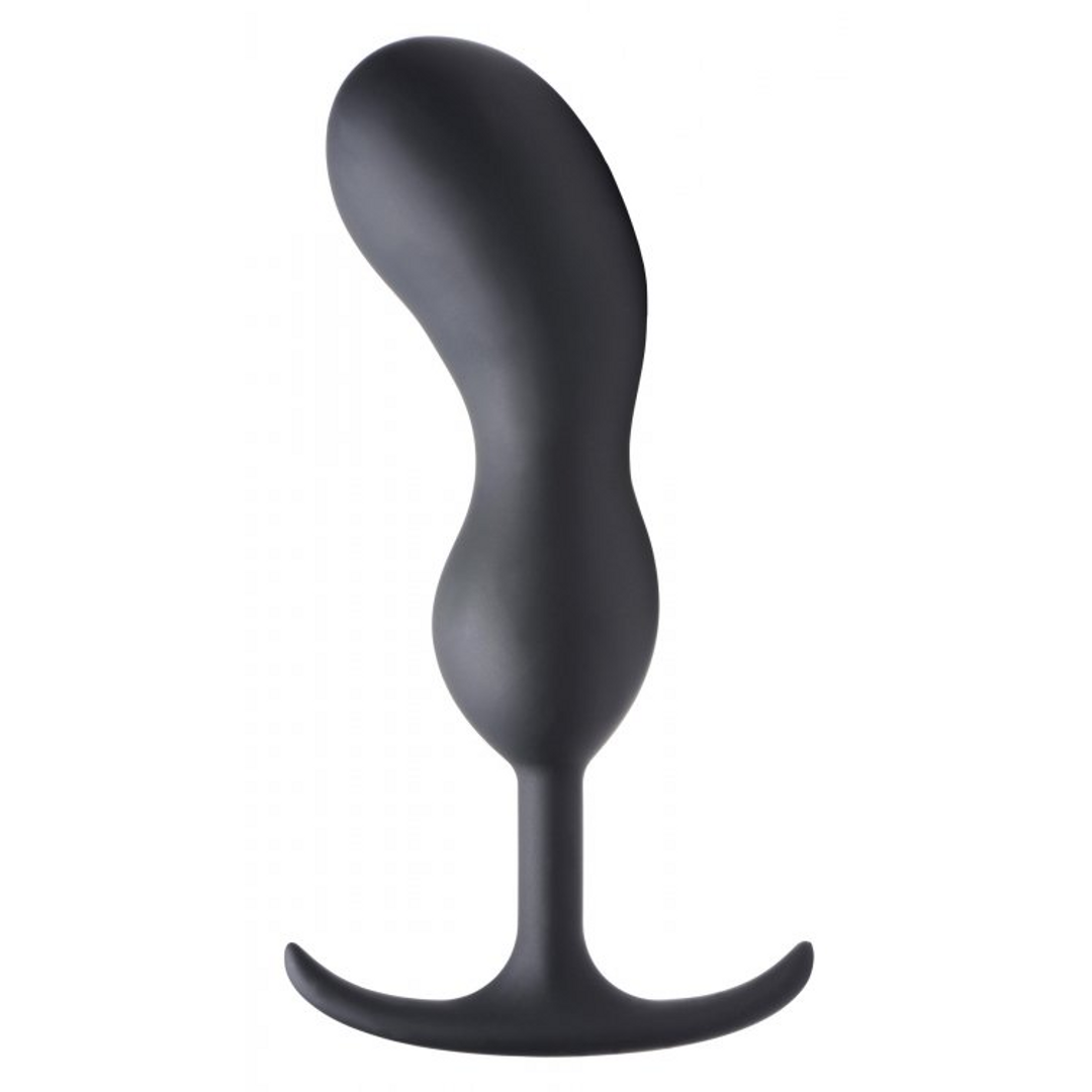 Plug anal de prostate lesté en silicone de qualité supérieure - Très grand