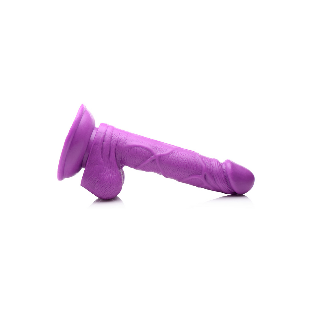 POP - Godemichet avec Testicules - 6.5 / 16.5 cm