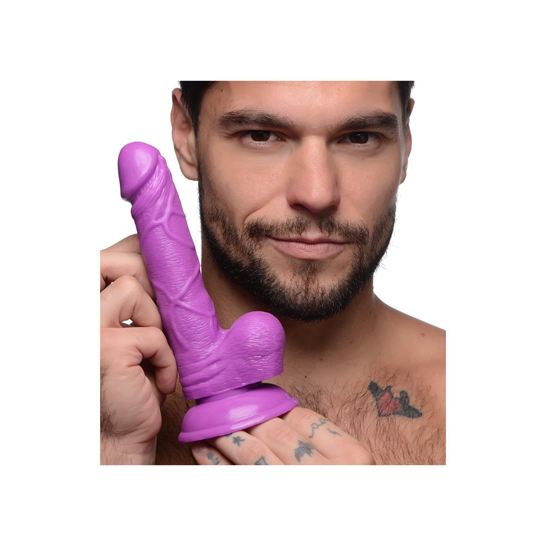 POP - Godemichet avec Testicules - 6.5 / 16.5 cm