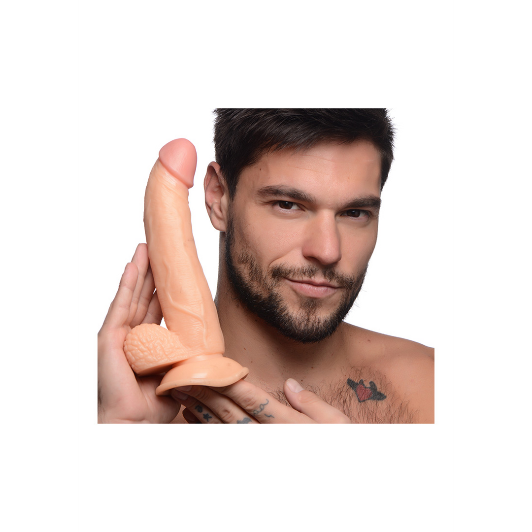 POP - Dildo with Balls - 7.5 / 19 cm