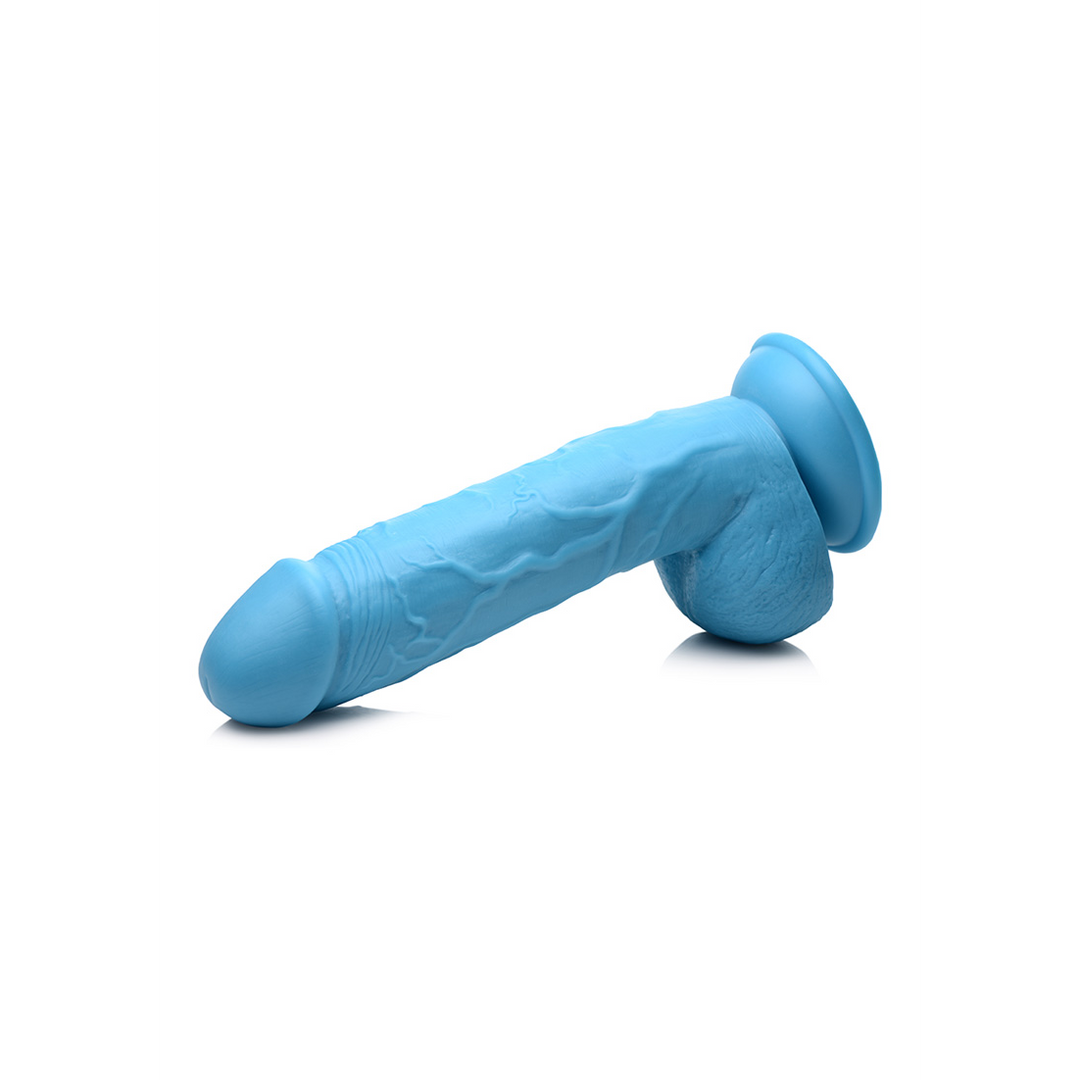 POP - Godemichet avec Testicules - 8.25 / 21 cm