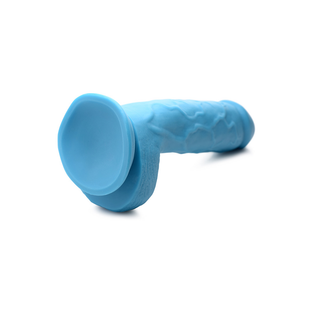 POP - Godemichet avec Testicules - 8.25 / 21 cm