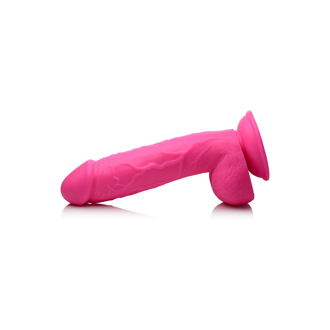POP - Godemichet avec Testicules - 8.25 / 21 cm