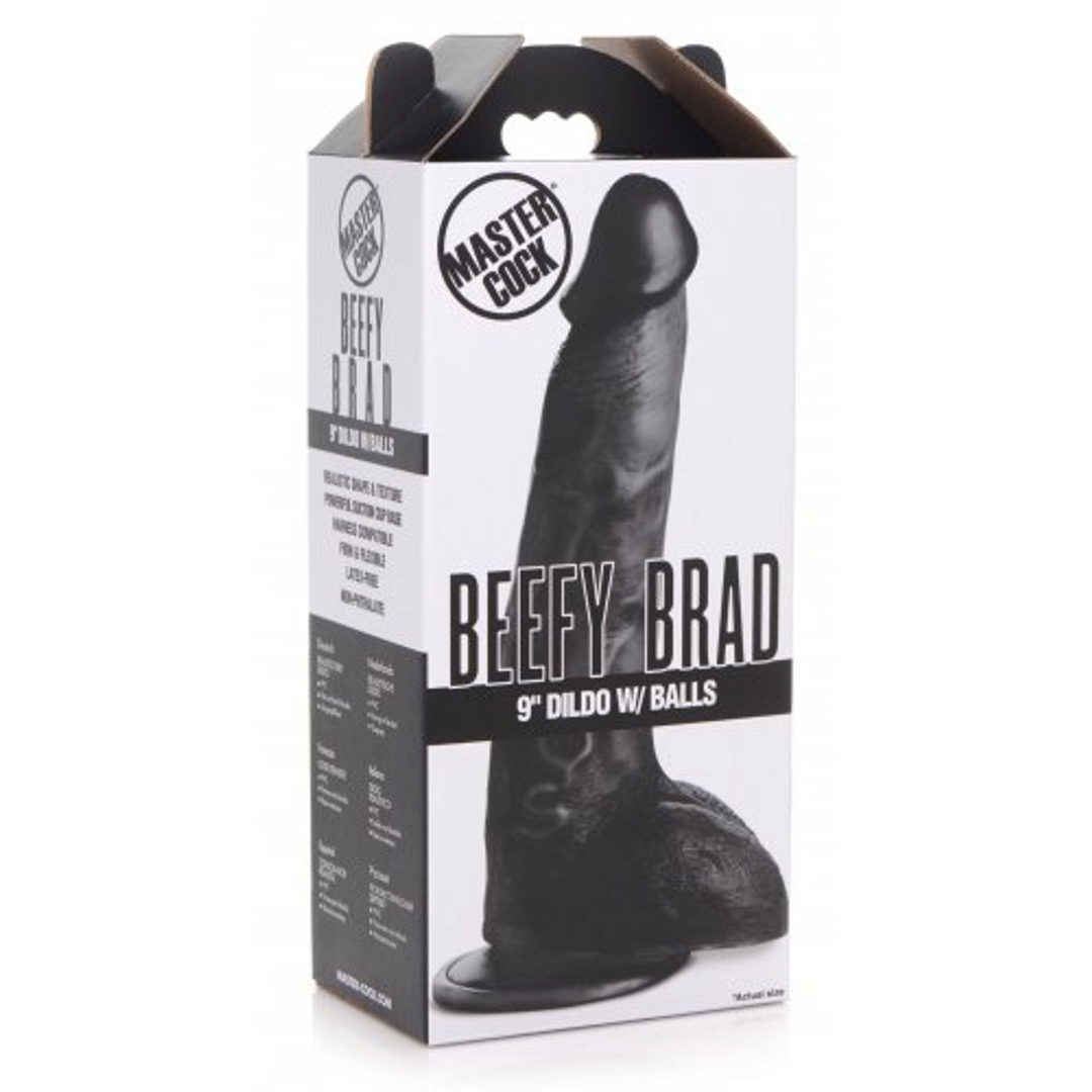 Beefy Brad - Godemichet avec testicules - 9 / 23 cm