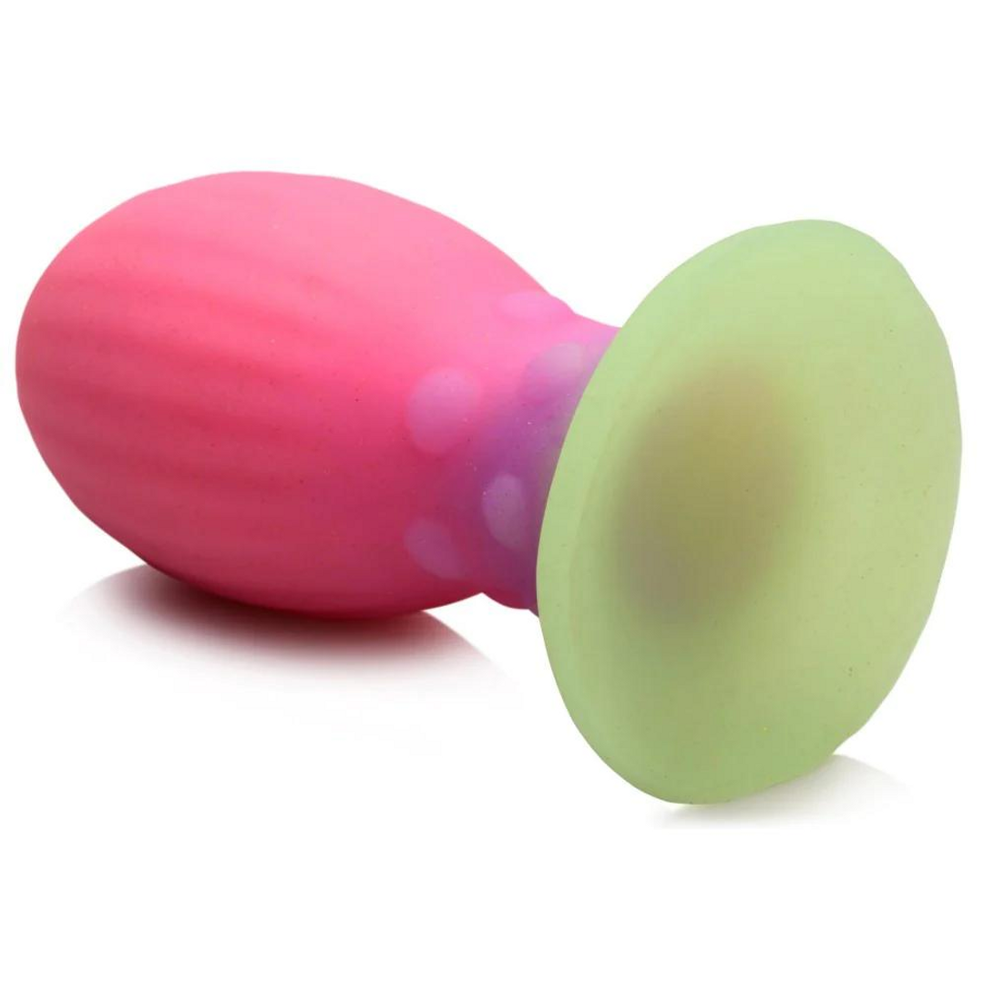 Xeno Egg - Brille dans le noir - Œuf en silicone - Rose