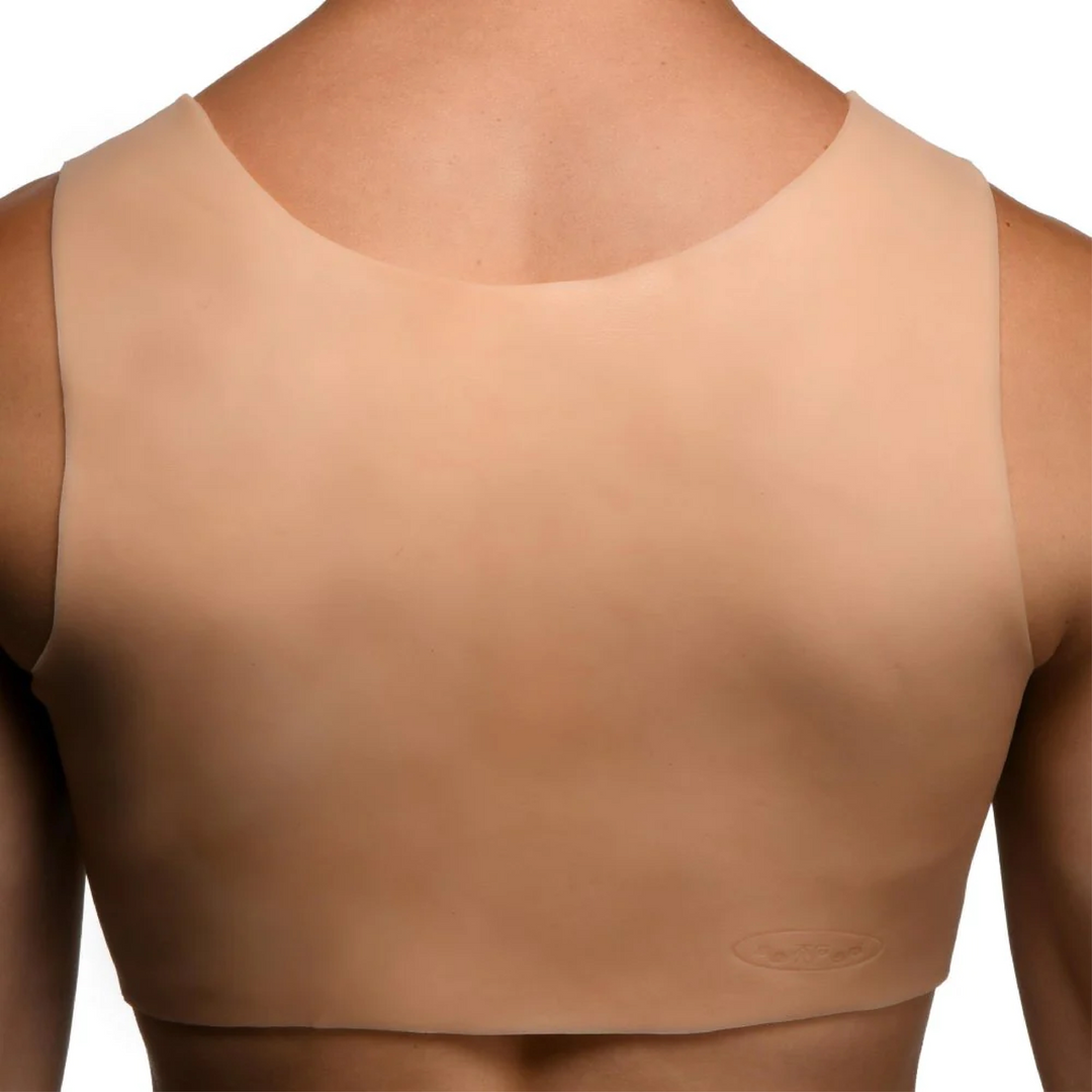 Poitrine en silicone Perky Pair en bonnet D - Couleur chair