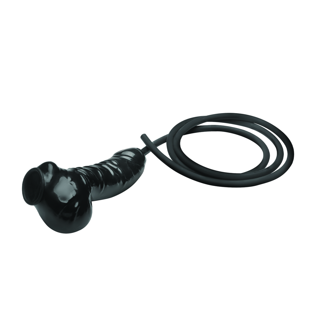 Guzzler - Gaine réaliste pour pénis avec tube - Noir