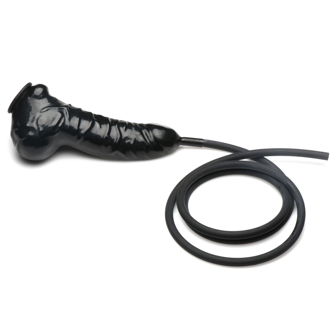 Guzzler - Gaine réaliste pour pénis avec tube - Noir