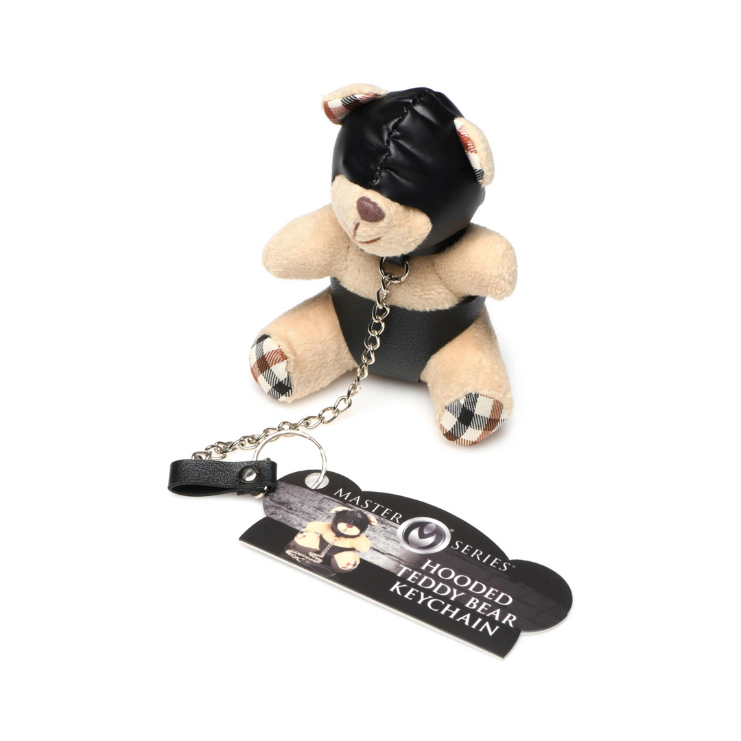 Porte-clés Ours en peluche à capuche - Beige