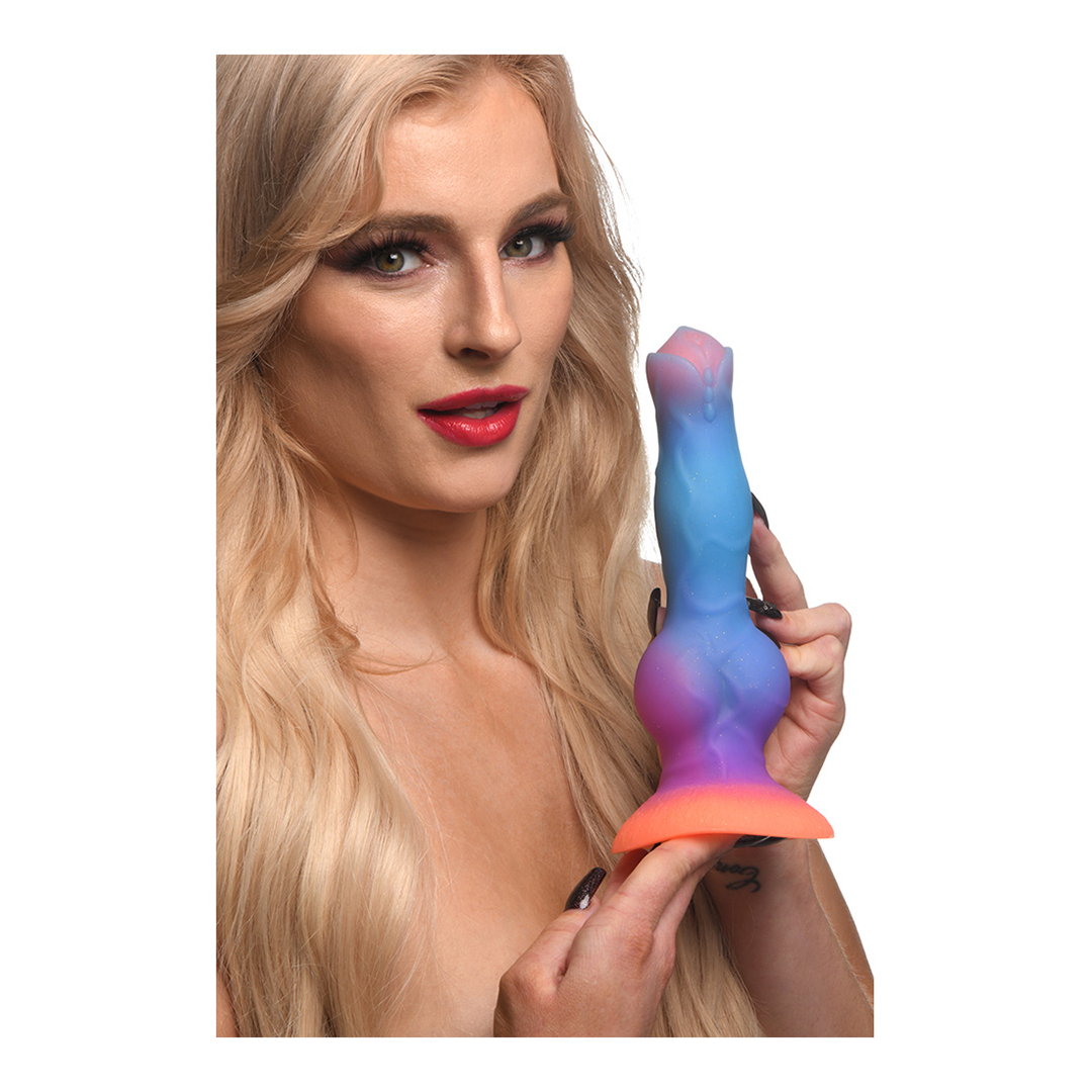 Space Cock - Glow in the Dark - Silicone Alien Dildo