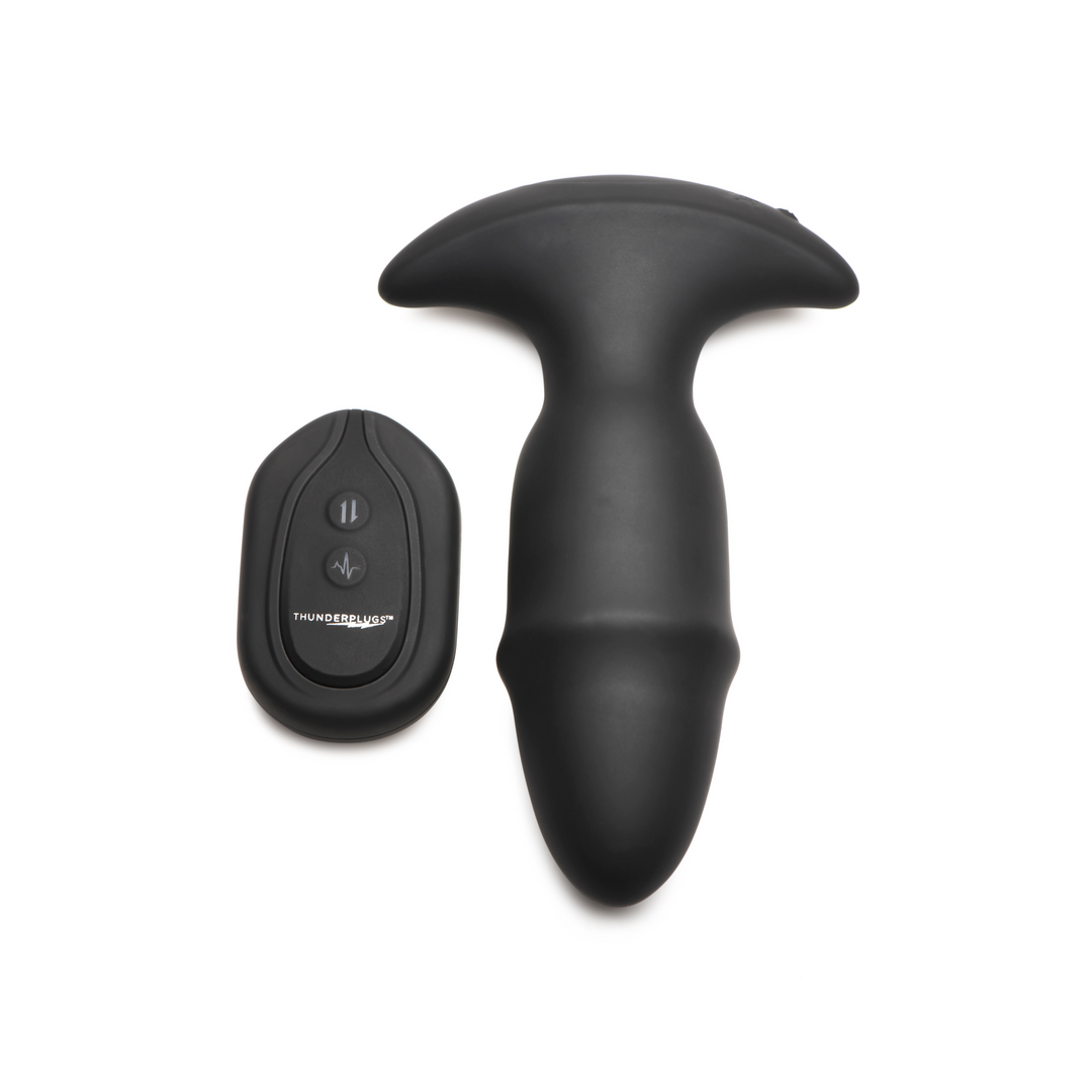 Butt Slider - Plug Missel Annelé en Silicone - Noir
