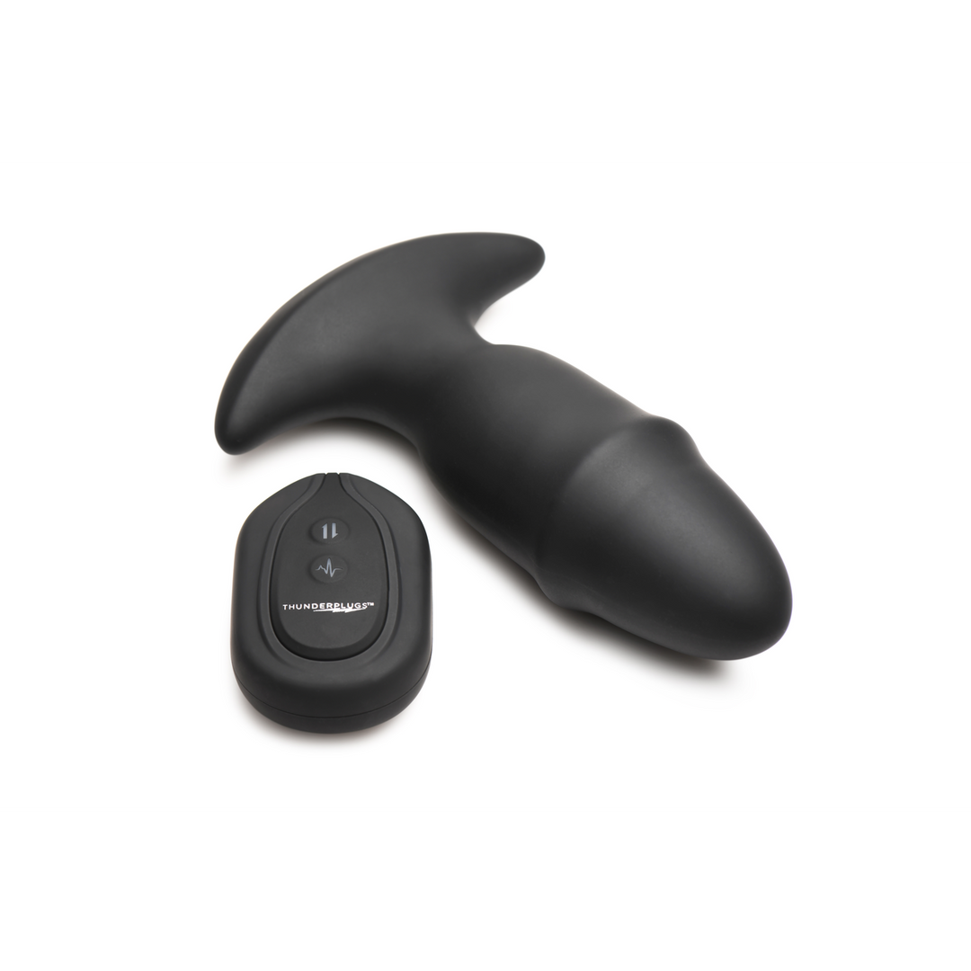 Butt Slider - Plug Missel Annelé en Silicone - Noir