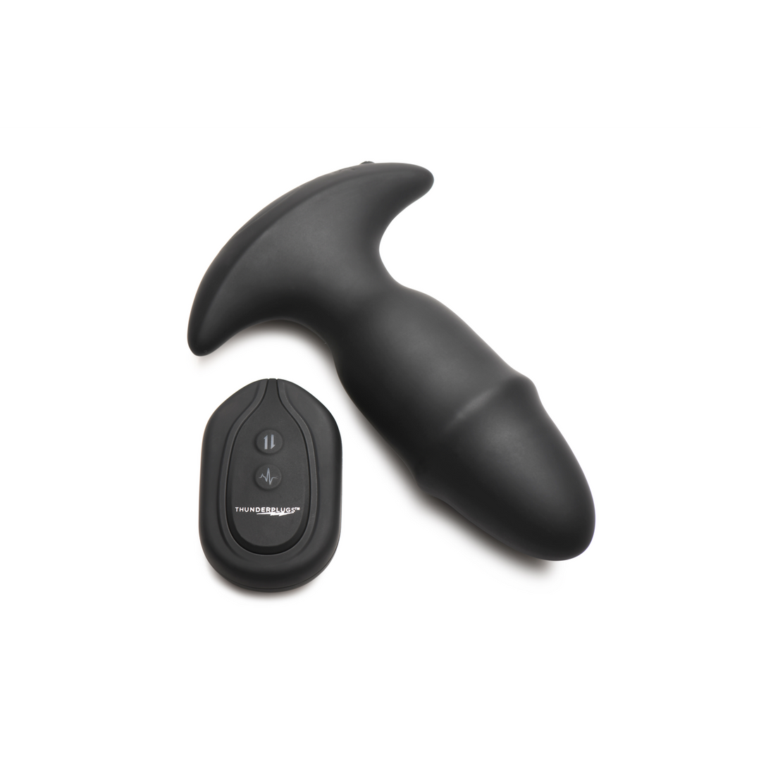 Butt Slider - Plug Missel Annelé en Silicone - Noir