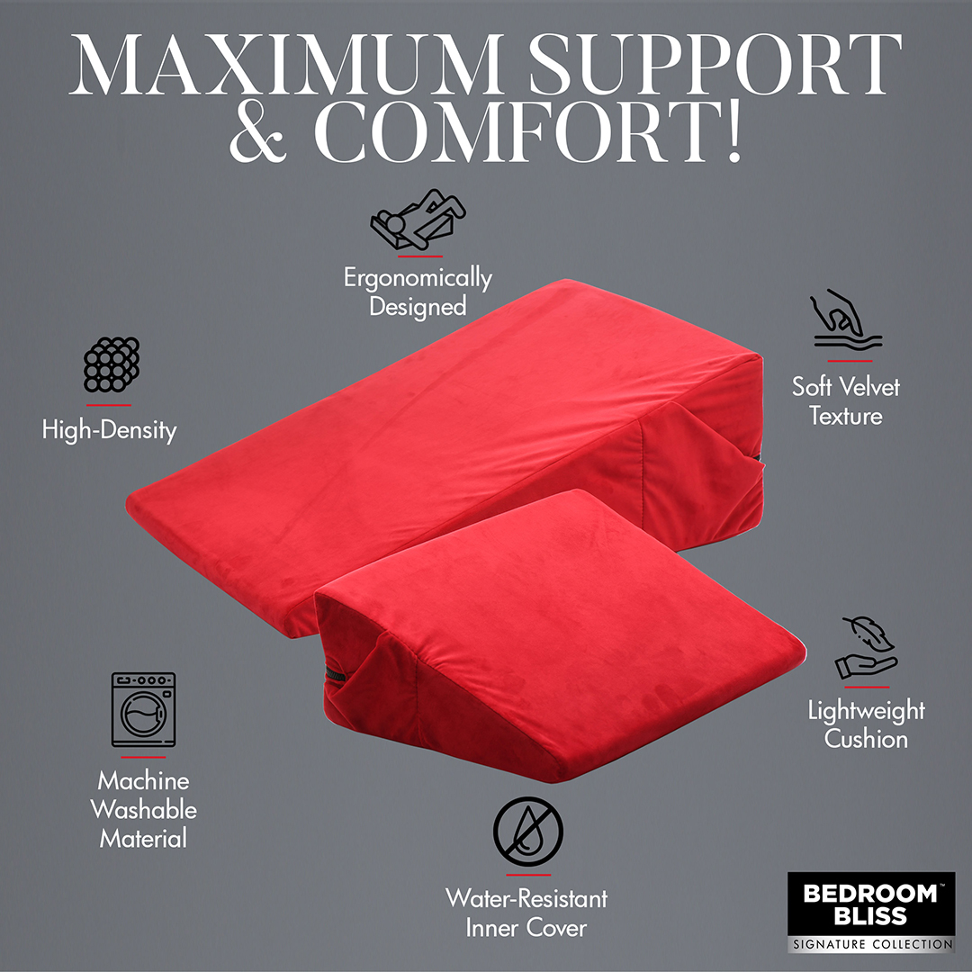 Ensemble de Coussins Amour - Rouge
