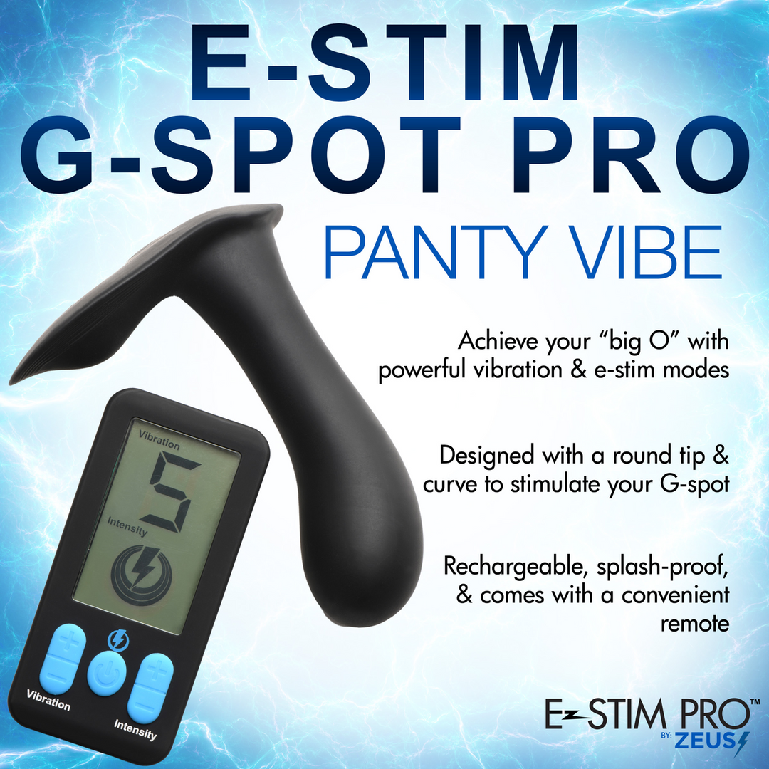 E-Stim Pro - G-Spot Panty Vibe - Black