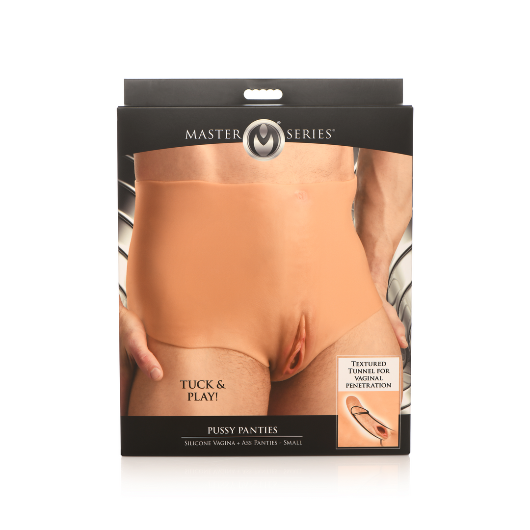 Culotte chatte - Culotte vagin et cul en silicone - S