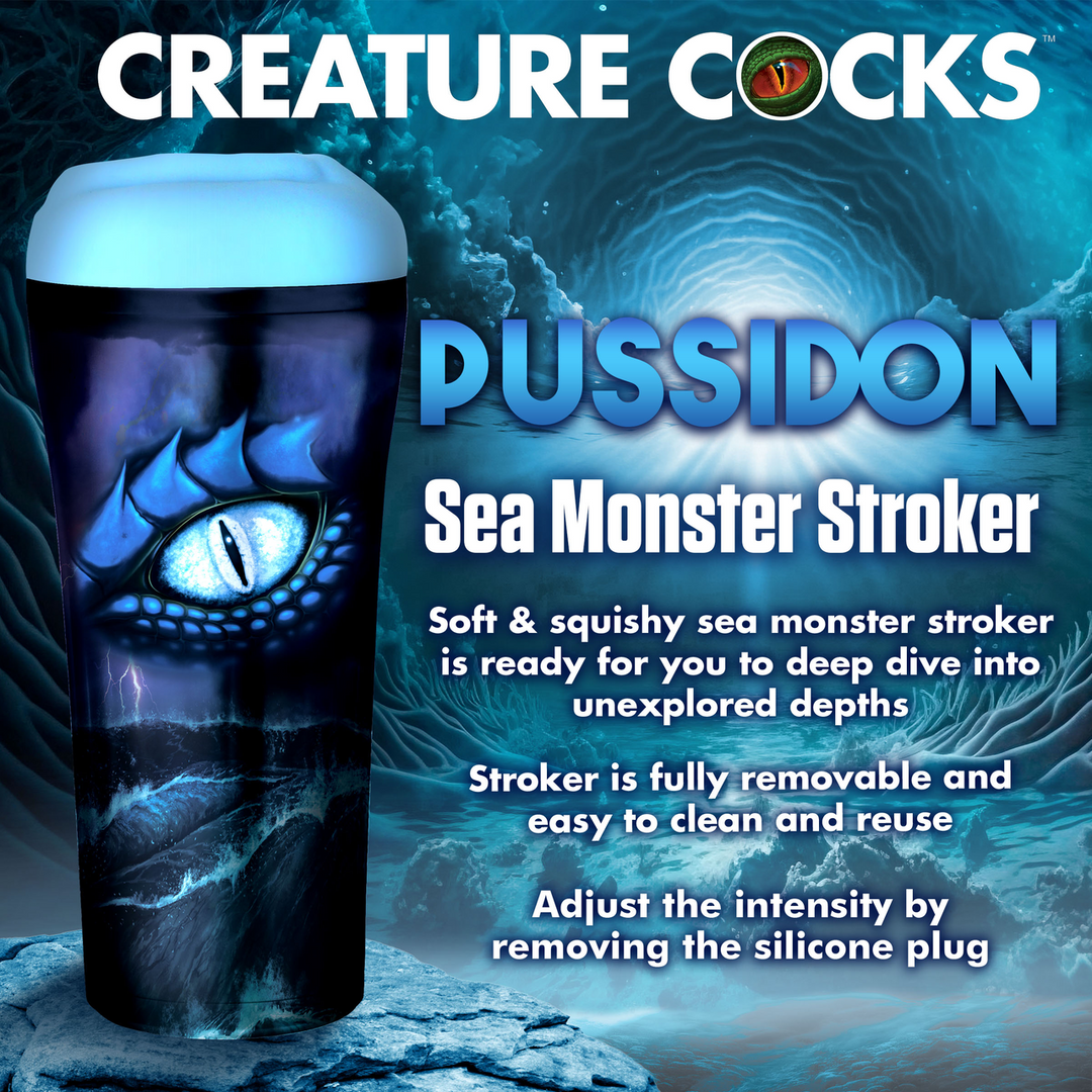 Pussidon - Sea Monster Stroker - Blue