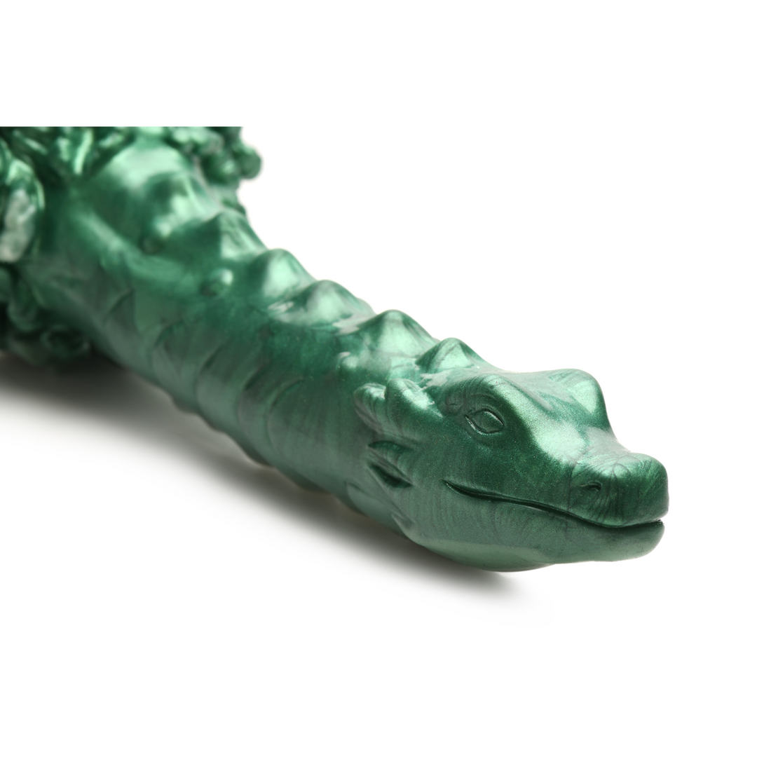 Cockness Monster - Lake Creature Silicone Dildo - Green