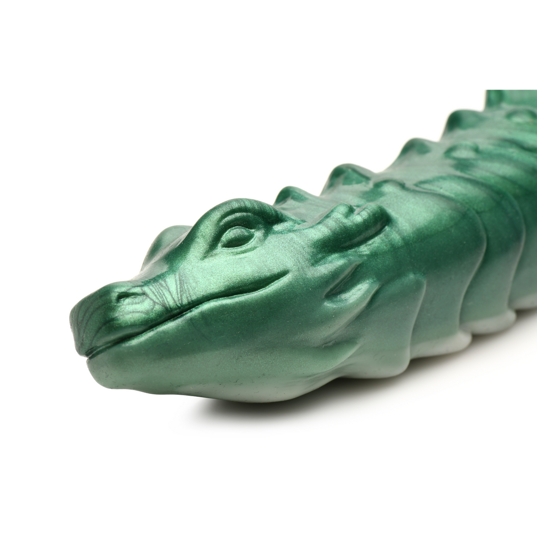 Cockness Monster - Lake Creature Silicone Dildo - Green