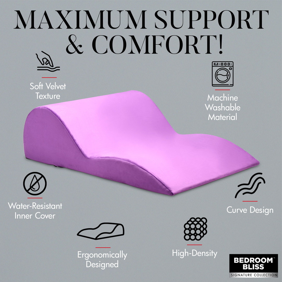 Coussin d'amour galbé - Violet