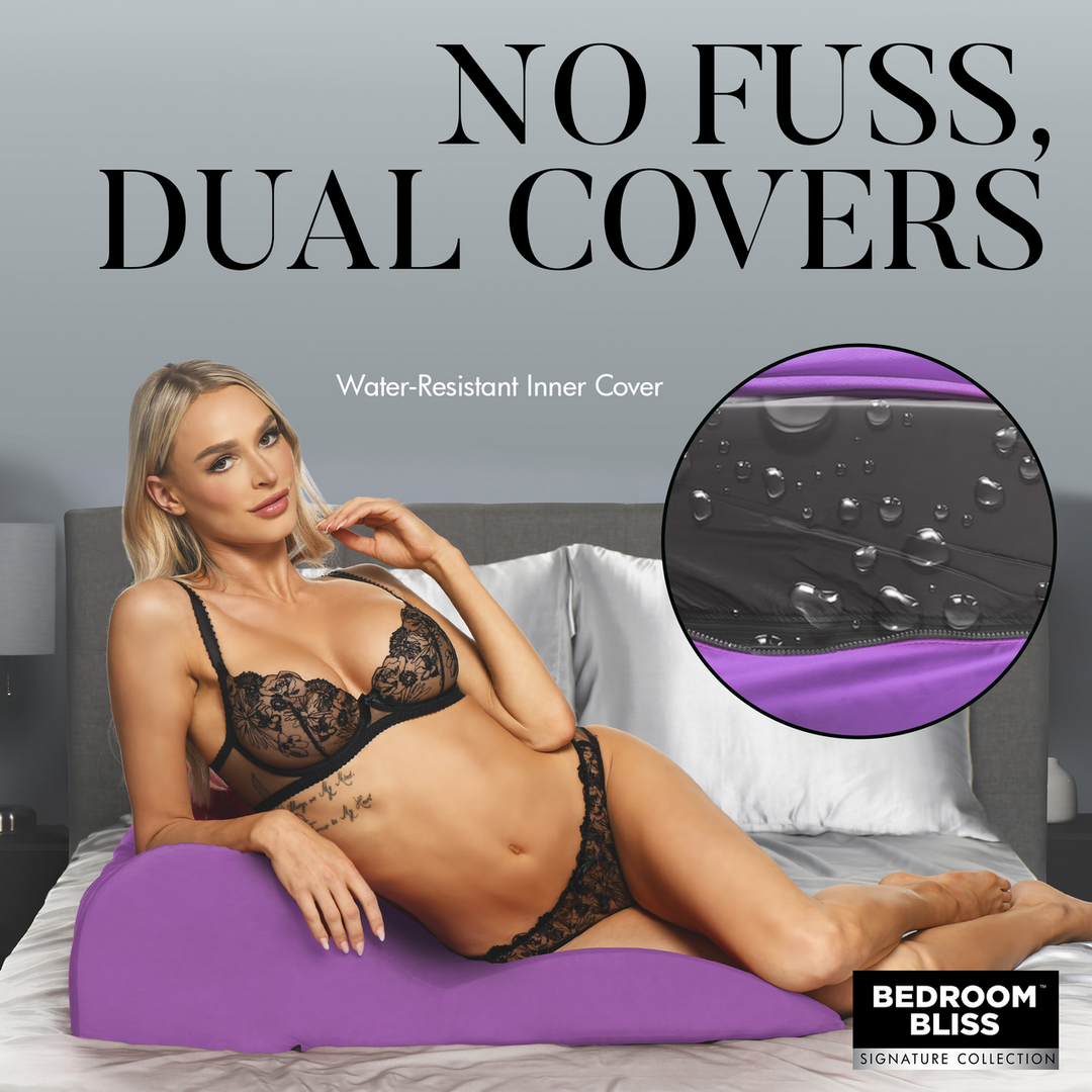 Coussin d'amour galbé - Violet