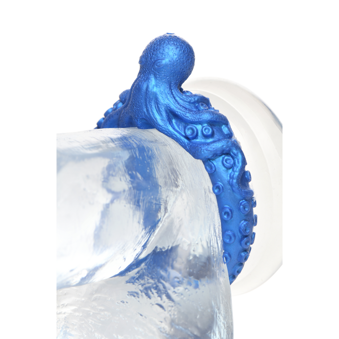 Poseidon's Octo-Ring - Silicone Cock Ring - Blue