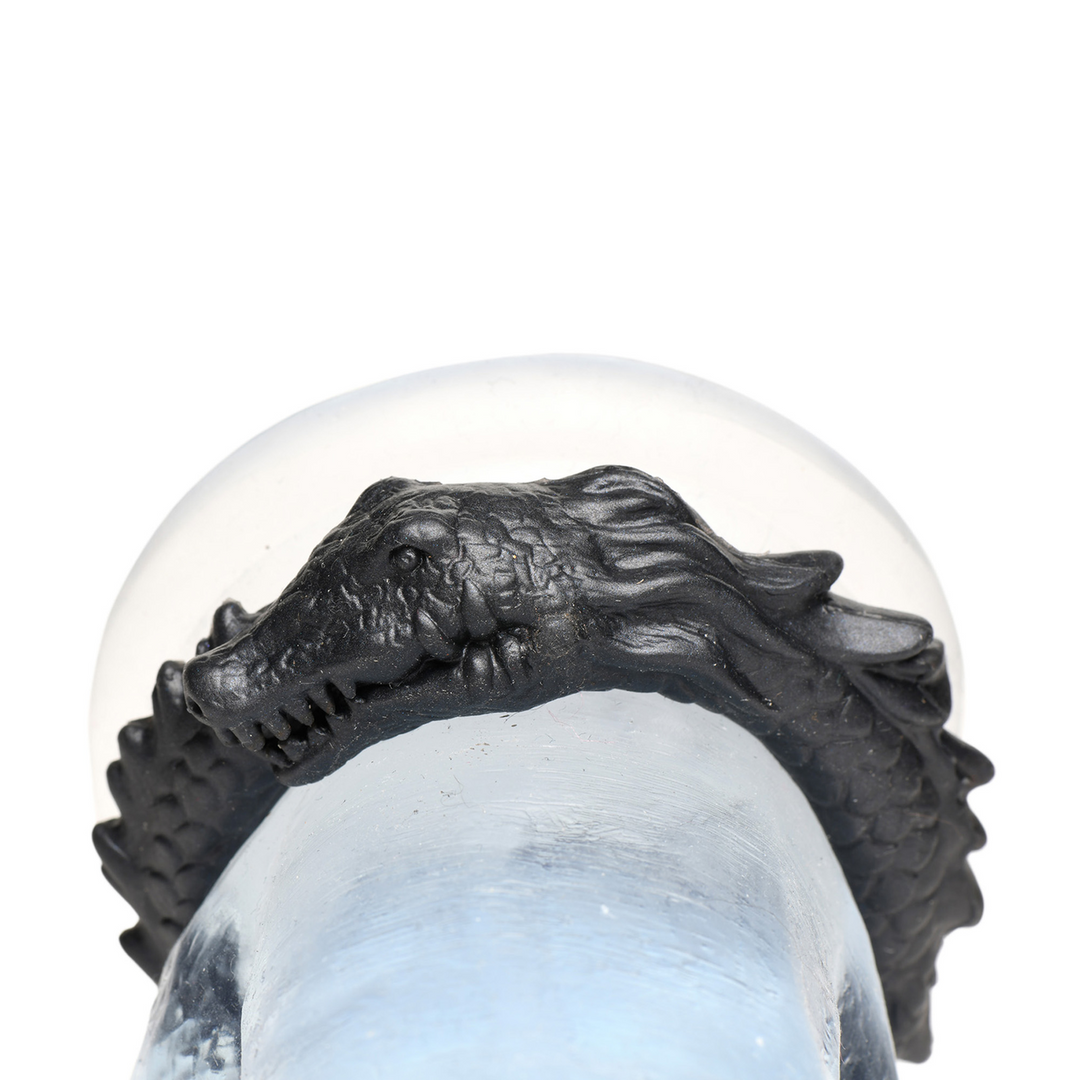 Black Caiman - Silicone Cock Ring - Black
