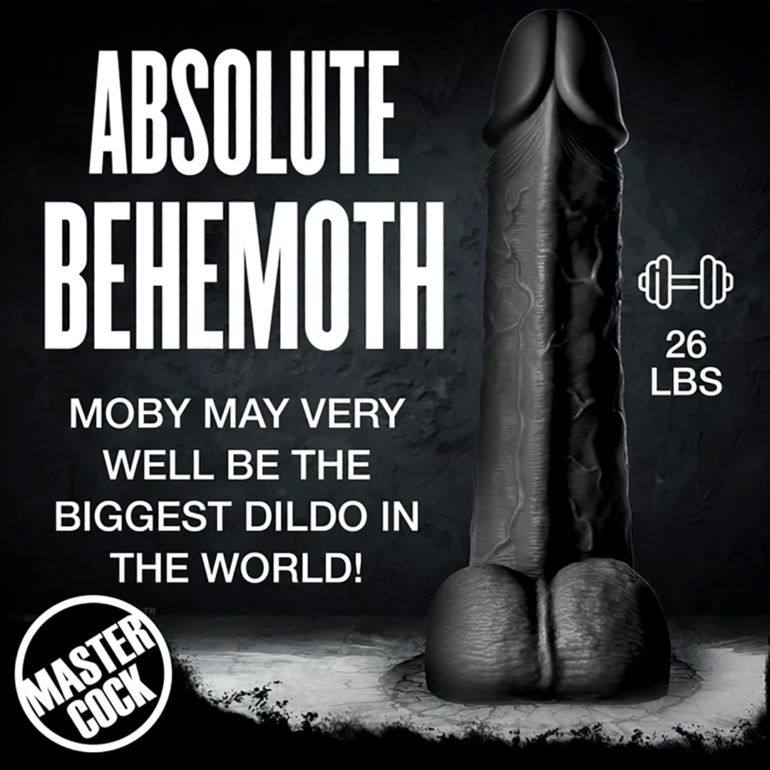Moby Super Dildo - 60 cm - Noir