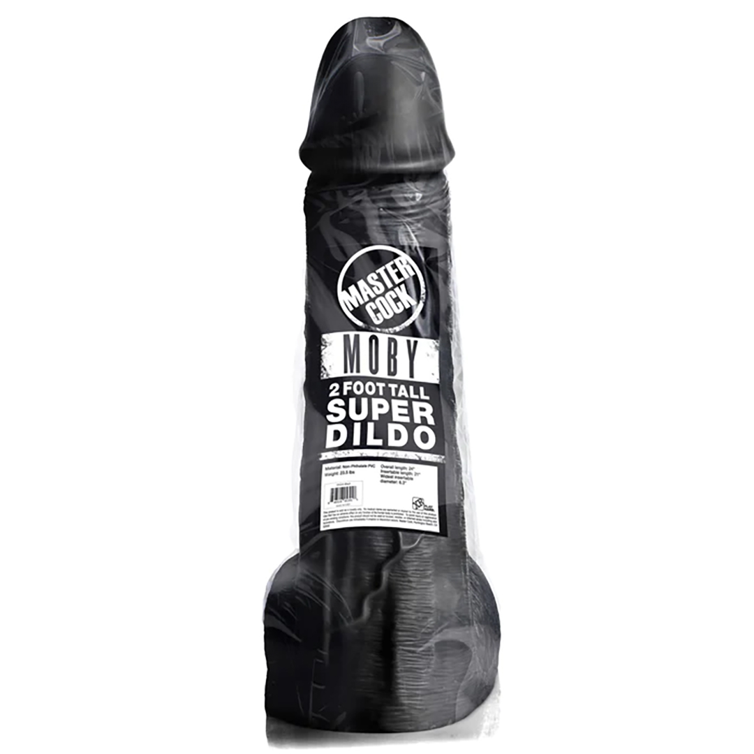 Moby Super Dildo - 60 cm - Noir
