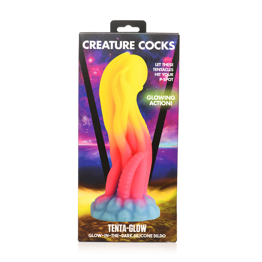 Tenta Glow - Godemichet en silicone phosphorescent