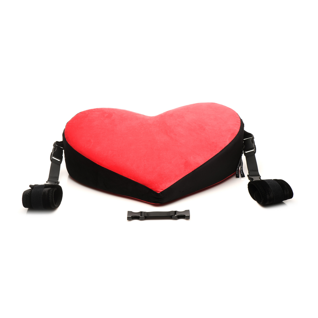 Oreiller d'amour Bondage - Noir/Rouge