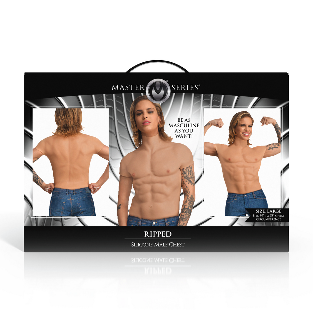 Ripped - Torse masculin en silicone - Moyen