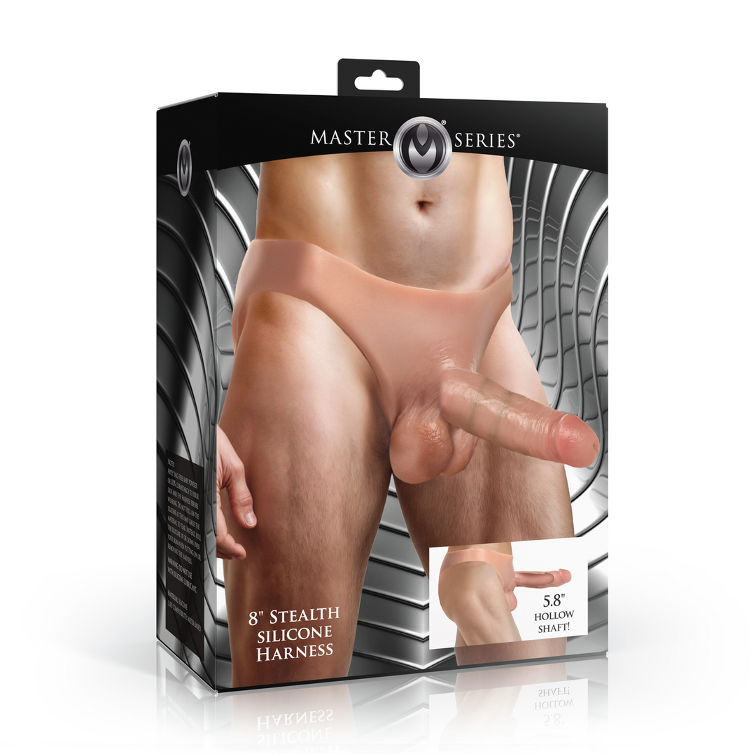 Harnais Stealth Hollow en silicone – 8 / 20 cm