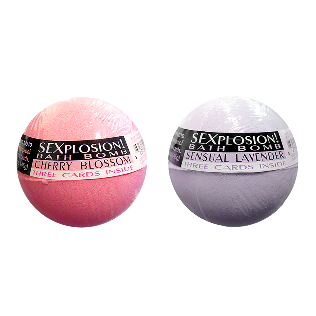 Sexplosion ! Bombes de Bain (6 bombes en 3 parfums, sans présentoir)