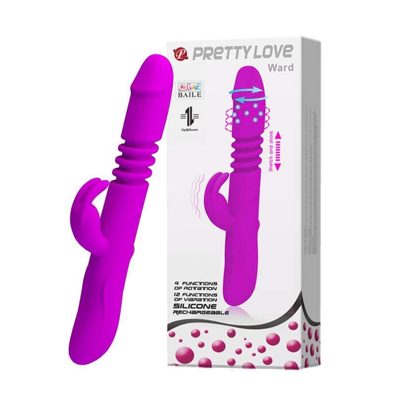 PRETTY LOVE - WARD, USB, 12 vibrations, 4 rotations
