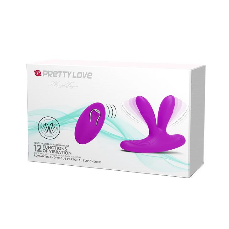 PRETTY LOVE - MAGIC FINGER, 12 fonctions de vibration Fonction mémoire Télécommande sans fil