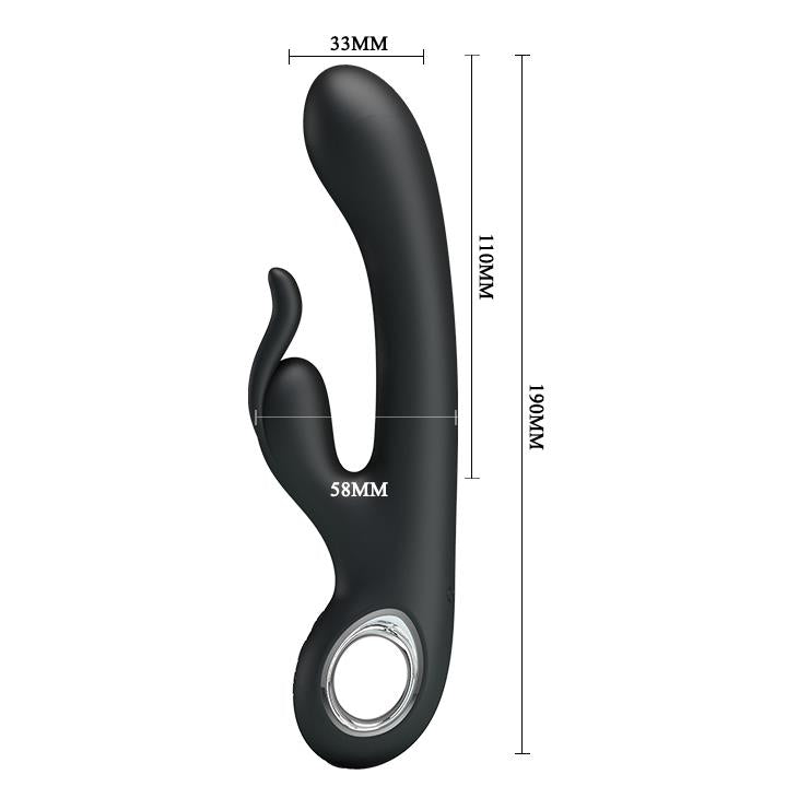 PRETTY LOVE - CARINA, BLACK, USB, 7 functions