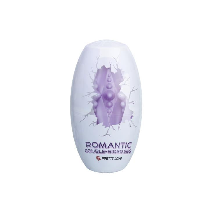 PRETTY LOVE - Œuf double face romantique VIOLET