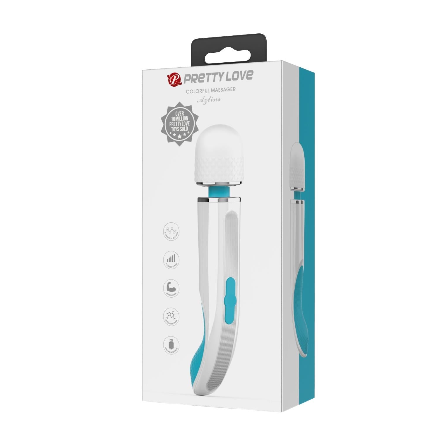 PRETTY LOVE - Aylins, 7 fonctions de vibration 5 niveaux de contrôle de vitesse, Silicone ABS, rechargeable par USB