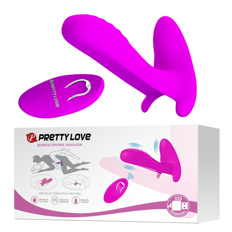 PRETTY LOVE - REMOTE CONTROL MASSAGER, 12 vibration functions Wireless remote control