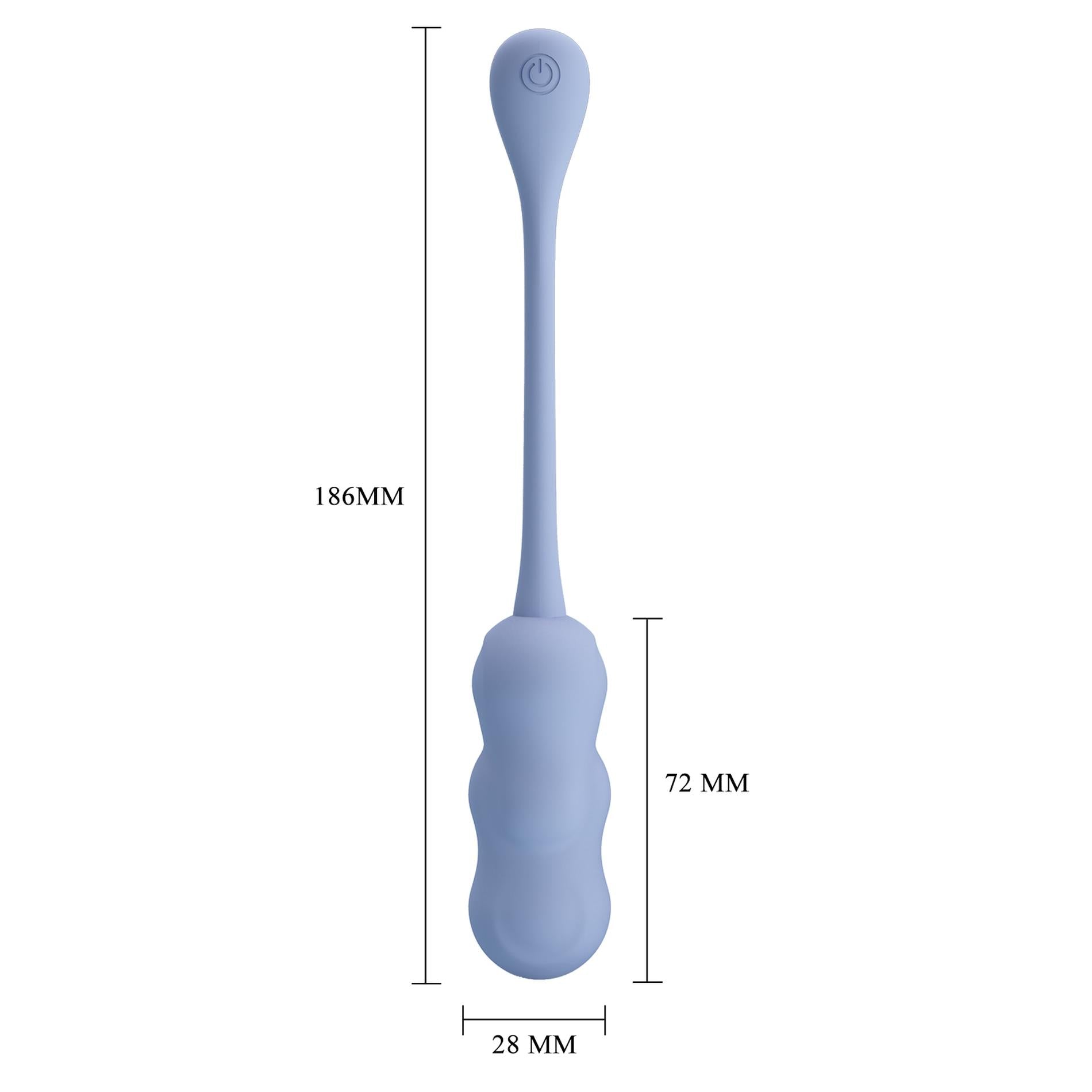 PRETTY LOVE - LESHY Dream Chaser 4, Blue, 12 vibration functions Wireless remote control