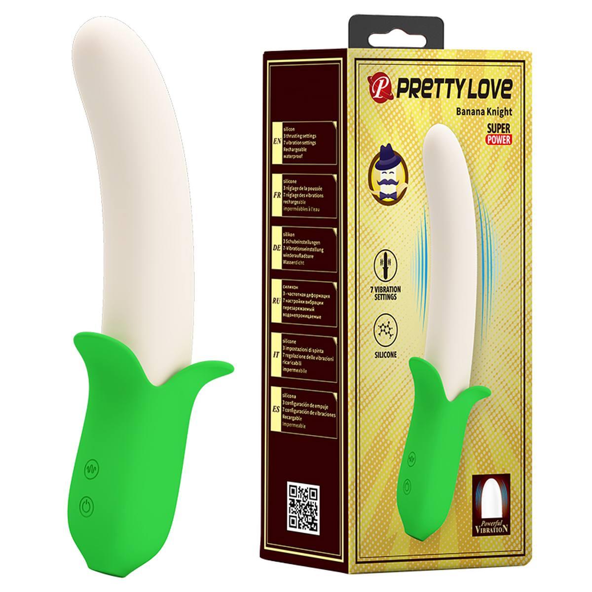 PRETTY LOVE - Banana Knight, 7 fonctions de vibration