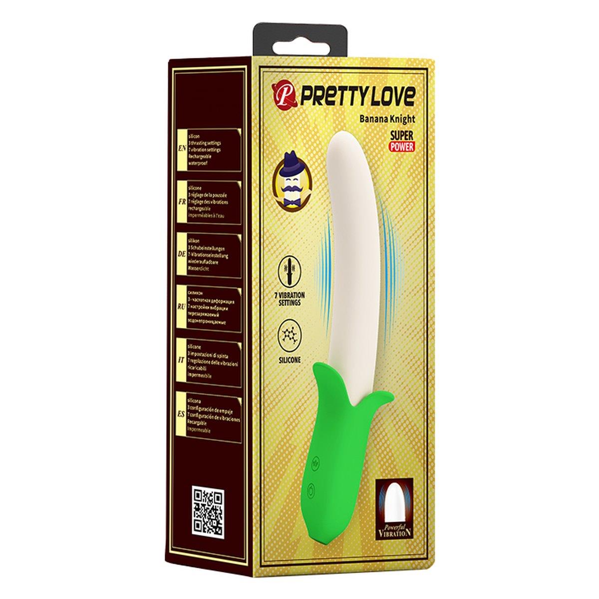 PRETTY LOVE - Banana Knight, 7 fonctions de vibration